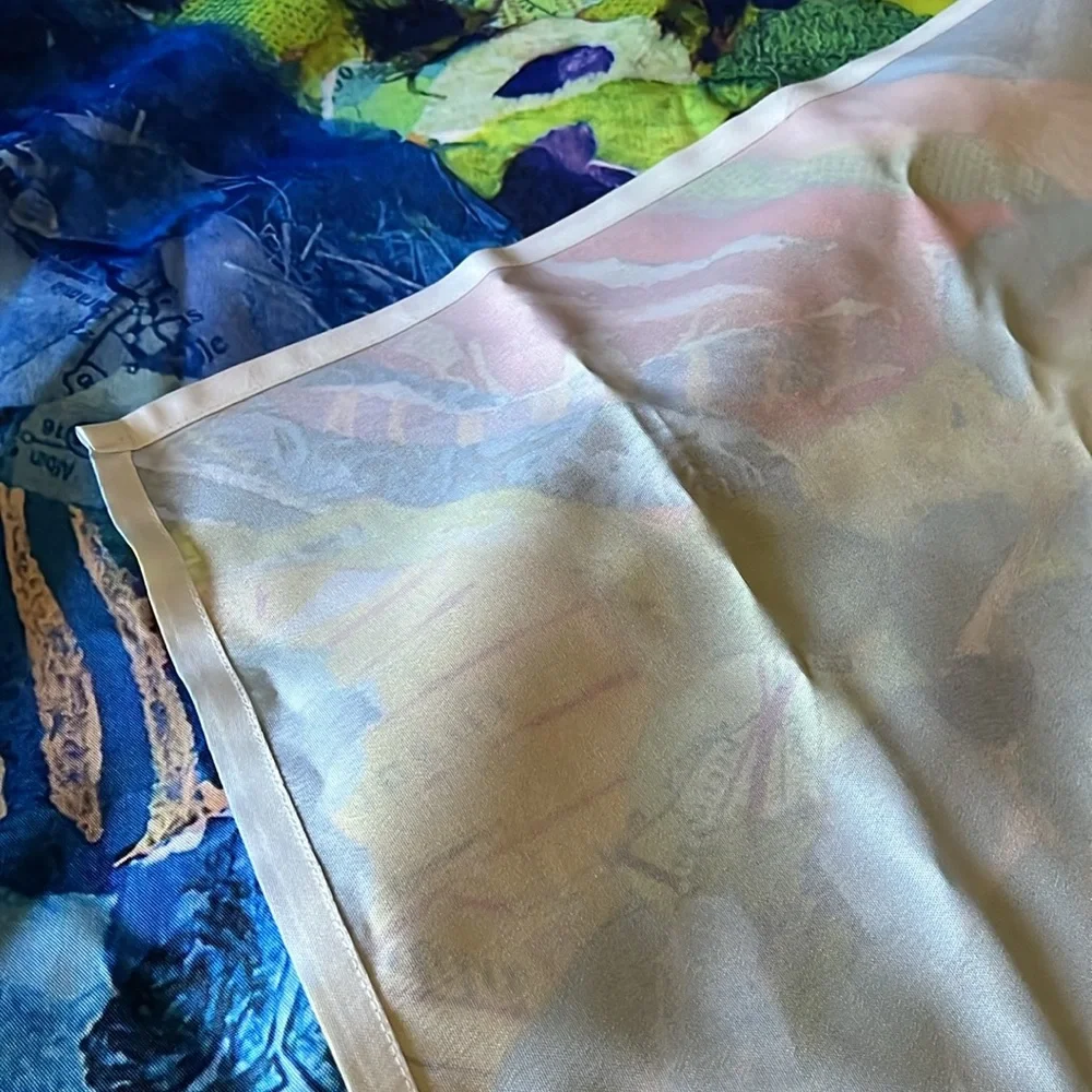 Colorful peacock shower curtain